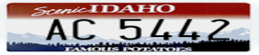 Truck License Plate